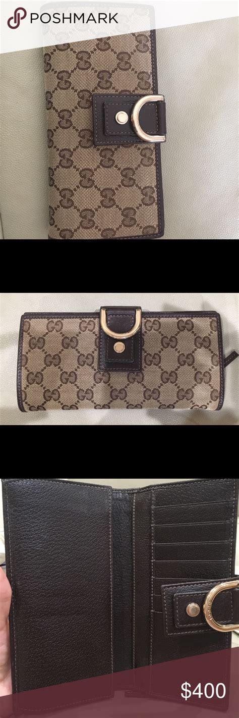 authentic Gucci monogram wallet box